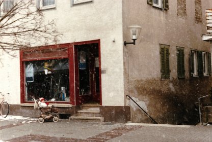 Martin im Kinderwagen